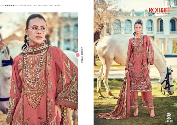 Romani Mahira Vol 8 Dress materials manufacturer in India - wholesale export